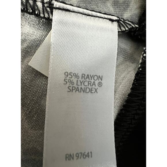 J. JILL WOMENS TOP SZ SMALL V-NECK FLORAL PRINT WEAREVER COLLECTION BLACK BROWN - Picture 8 of 10